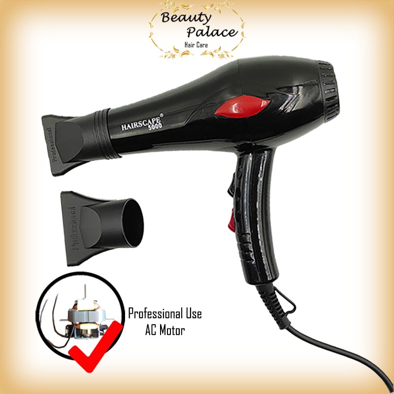 100% Authentic Hairscape 5000 Professional Salon Use Hair Dryer Hair Blower Pengering Rambut Powerful Motor