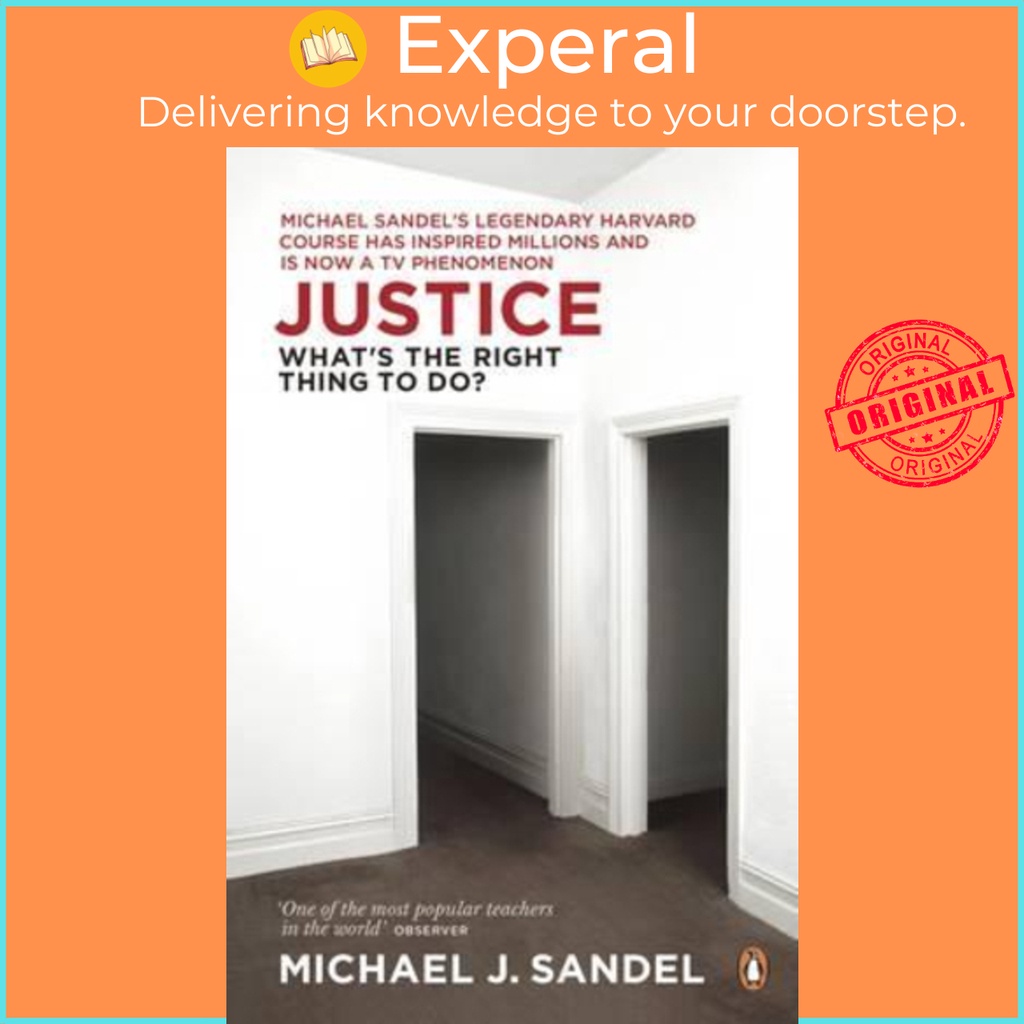 [100% Original] - Justice : What's the Right Thing to Do? by Michael J. Sandel (UK edition, paperback)