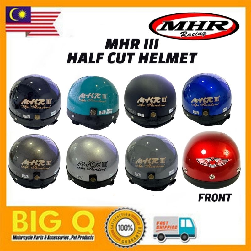 100% ORIGINAL MHR HALF HELMET