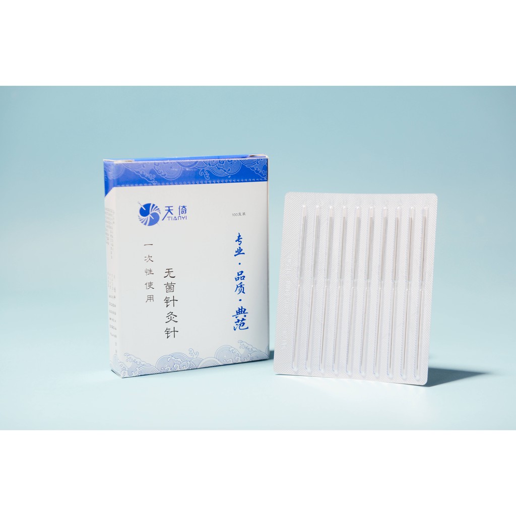 天倚针灸针(100pcs/box) 片针 Acupuncture Needle without tube （TianYi brand） Jarum Akupuntur Tanpa Tiub akupunture