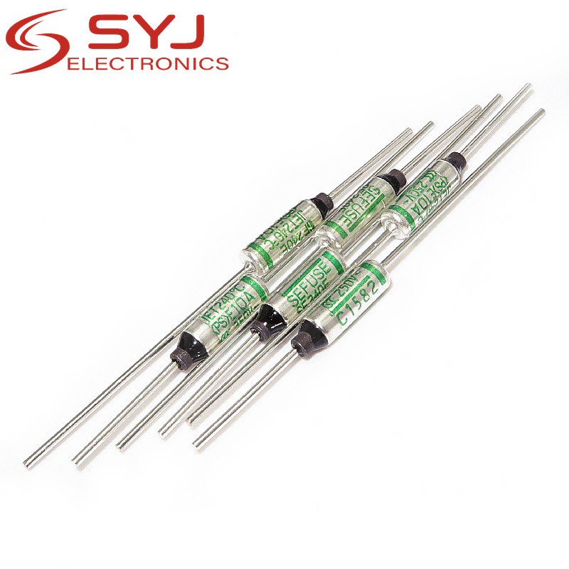 10pcs/lot SF240E Cutoffs Thermal Fuse SF240 240C 240 Celsius Degree 10A 250V In Stock