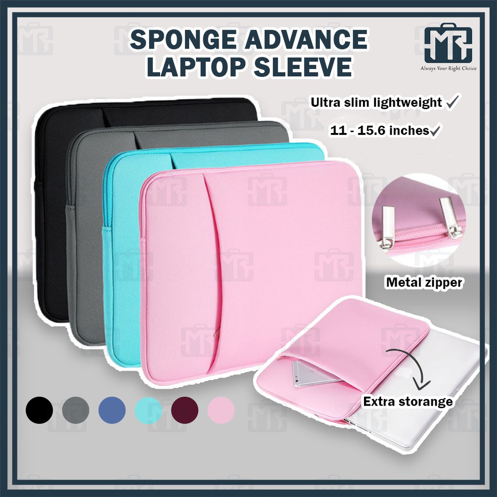 (11/13/14/15.6INCH) MR SPONGE ADVANCE Laptop Sleeve Bag Pocket Notebook Office Case Cover Protective Macbook 电脑包