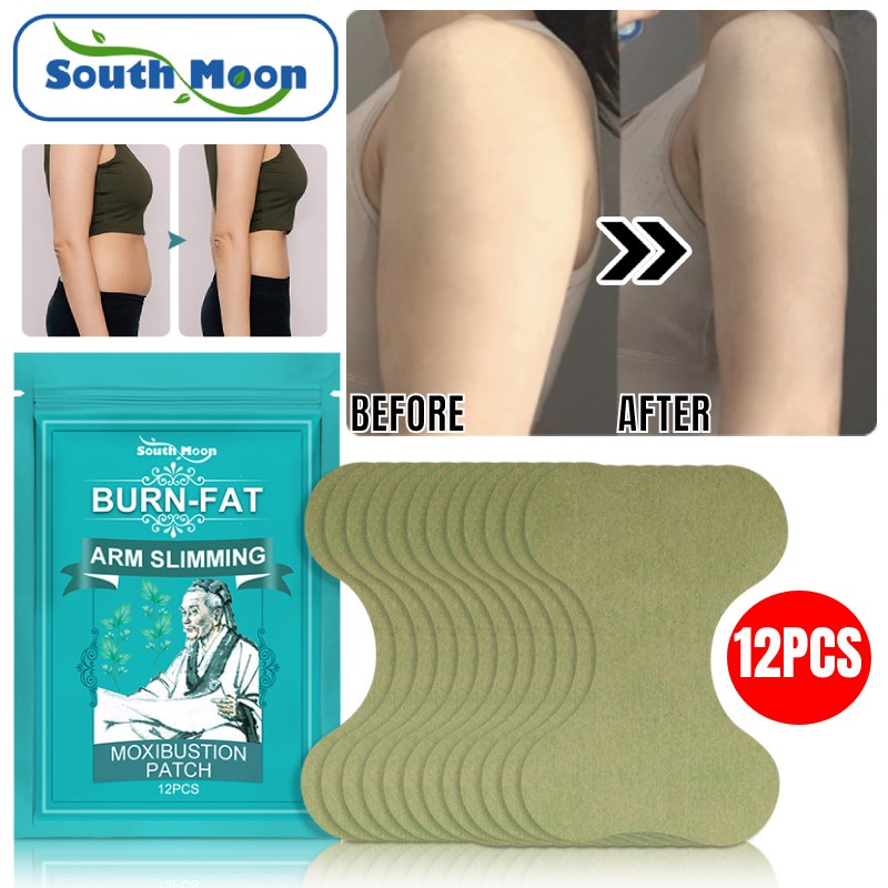 12PCS South Moon Sliming Patch Detox Beauty Booster Fat Burner Arm and Navel Patch 100% High Quality Sliming Product Thin Weight Loss Stickers Genuine Fast Effective Natural Chinese Herbal Fat Burning Detox 排毒瘦身減肥产品现货