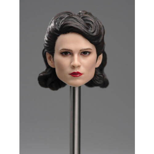 1:6 Peggy Carter Hayley Atwell Head Sculpt For 12" Female Action Figure Body Toy