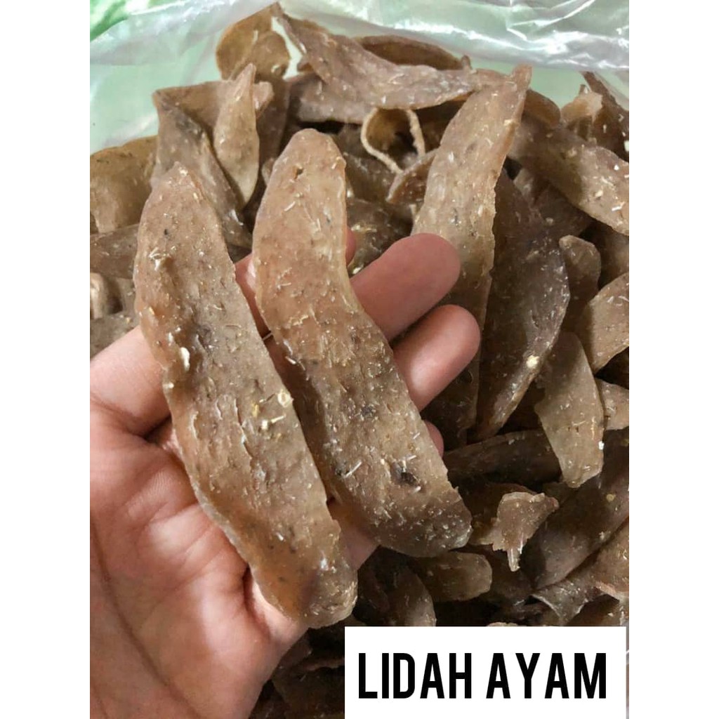 (1KG - 500G LIDAH AYAM) KEROPOK IKAN ASLI WARISAN TOK MAT TELEBISEN SINCE 1988 KUALA BESUT (SUPER EXTRA IKAN)