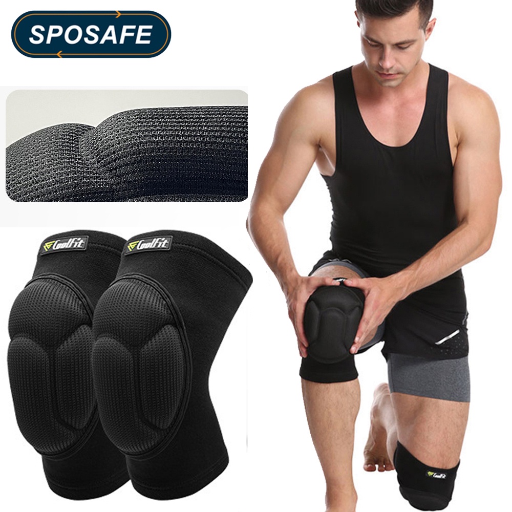 1Pair knee support Anti-collision Sponge, Universal for man and woman,Knee Pads Protective Thicken Knee Brace for Goalkeeper, Kneeling Dance, Rock Climbing, Rugby,yoga sports