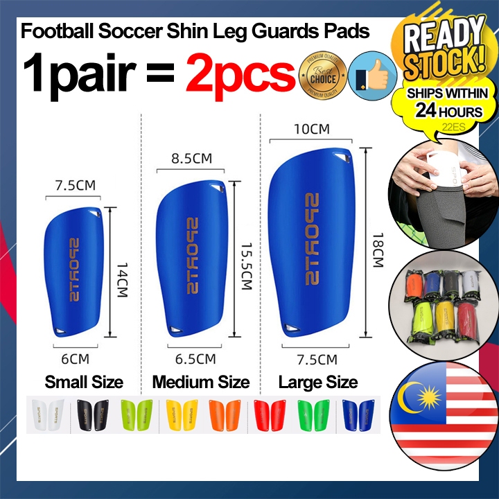 1 Pair x 2pcs Soccer Shin Guards Pads For Football Shin Pads Leg Sleeves Pads