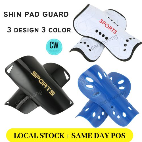 1 PASANG Shin Pad Guard Pads Protector Board Sport Support Football Soccer Futsal Hockey Cricket Pelapik Bola Sepak