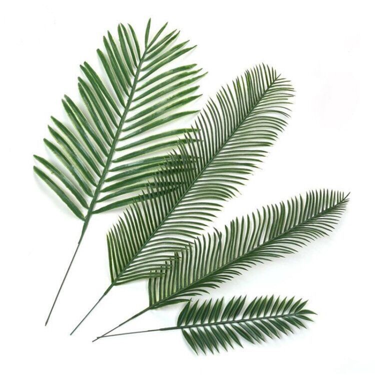 1PC Iron leaf artificial plant Ornamen Tanaman Buatan Bahan Plastik artificial leaf plants Palm leaves Wall decoration festive decor pokok hiasan dalam rumah