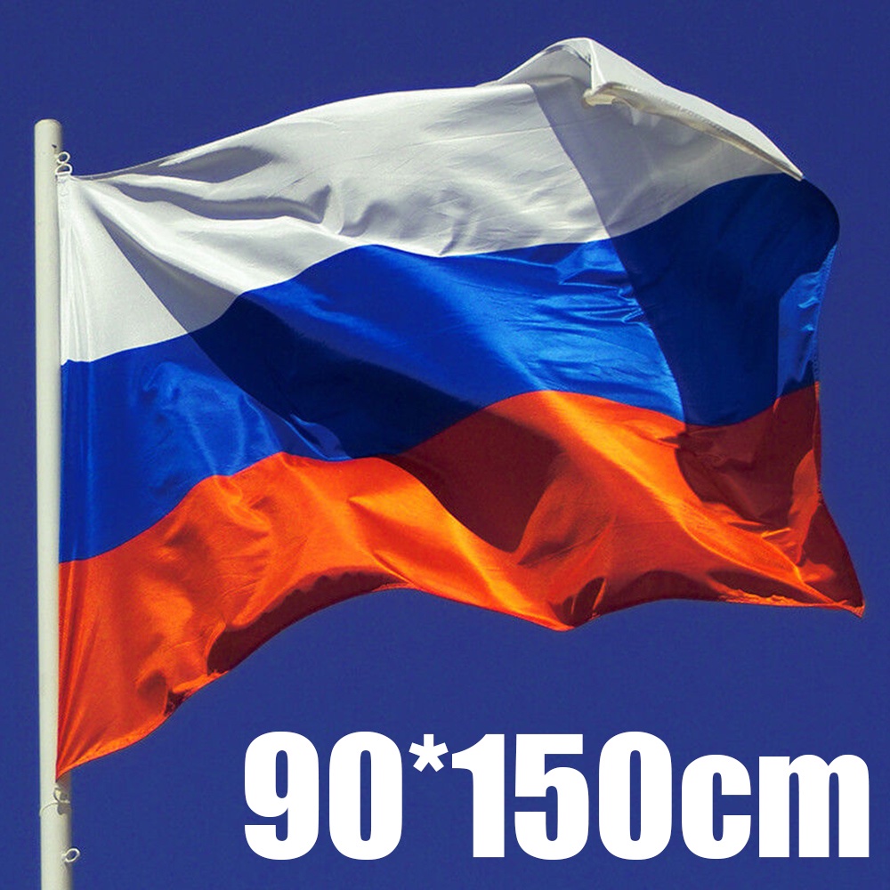 1pc New 90*150cm 3*5ft Large Russia Flag Russian Flag of Russia National Flag