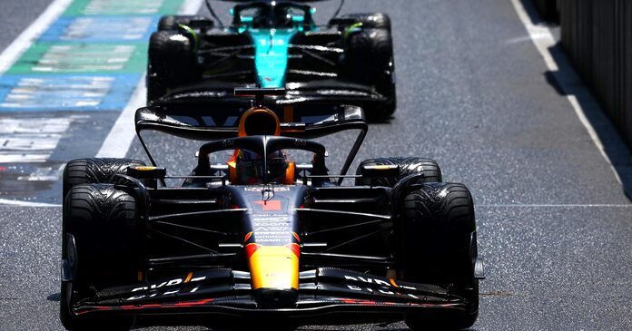 Starting grid for the 2023 F1 Belgian Grand Prix Sprint