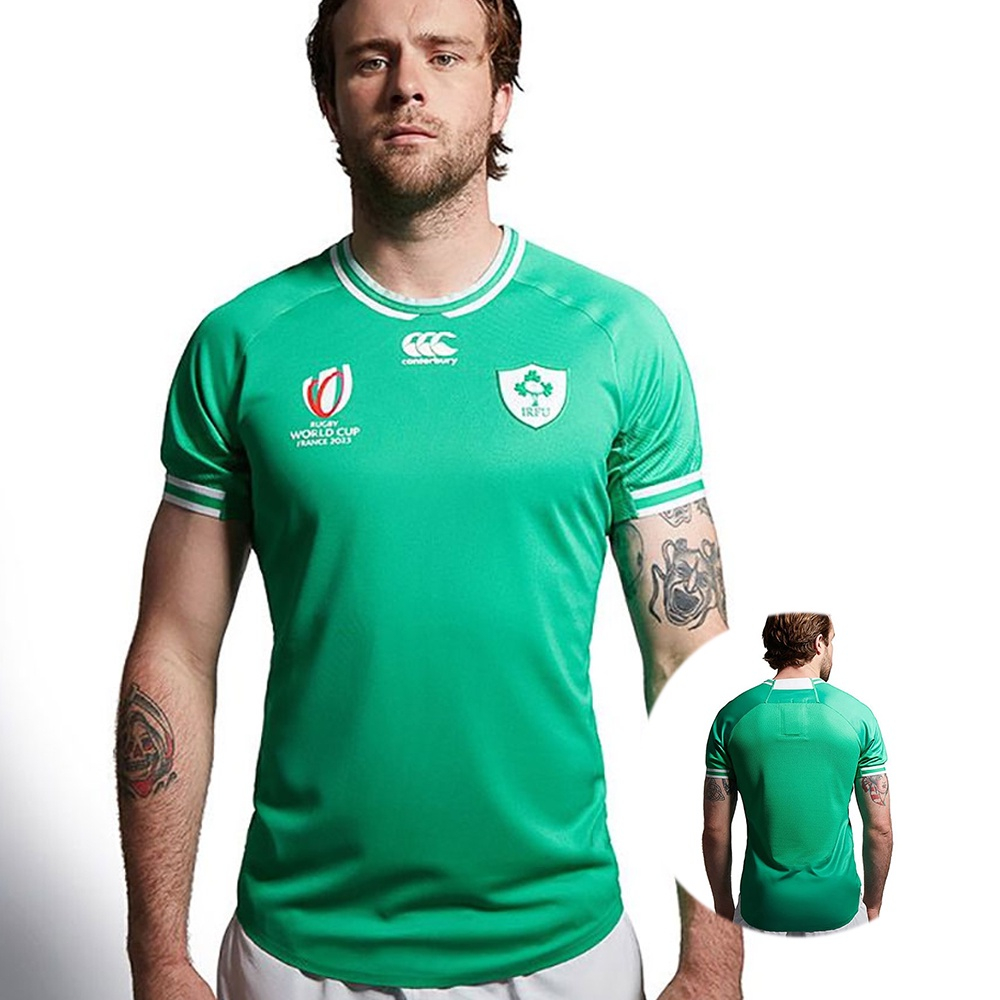 2023 2024 Ireland Home Rugby France World Cup Jersey Ireland Jersey Rugby RFU RWC