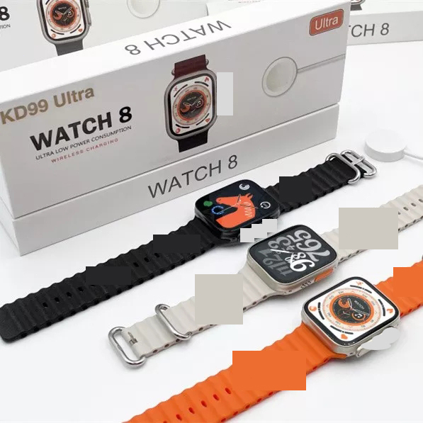 2023 New kd99 Ultra Smart Watch Waterproof Ultra Series 8 sports watch Bluetooth call fitness health monitoring