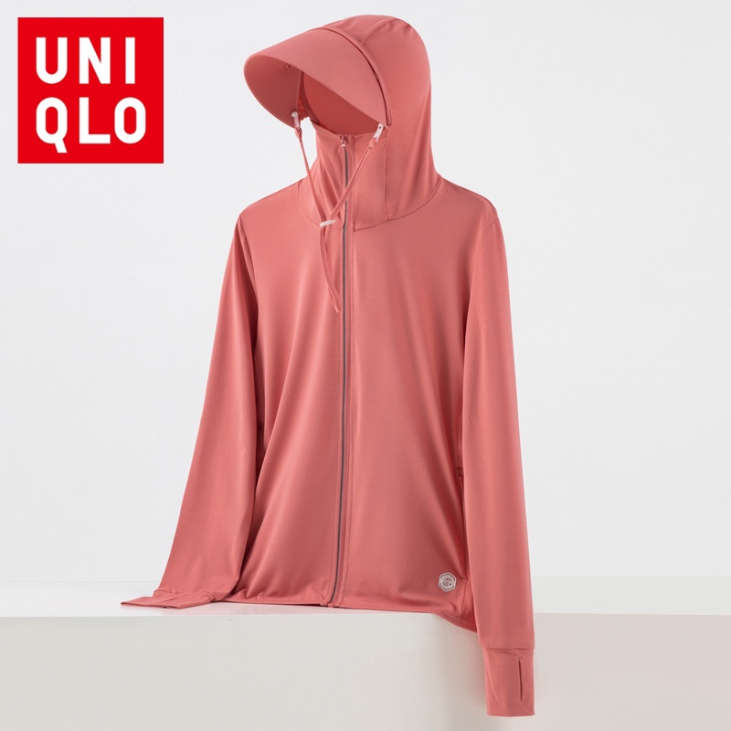 【2023 New】Uniqlo Women Jacket Summer Upf50+ Outdoor Thin Camouflage UV Protection Skin Breathable coat