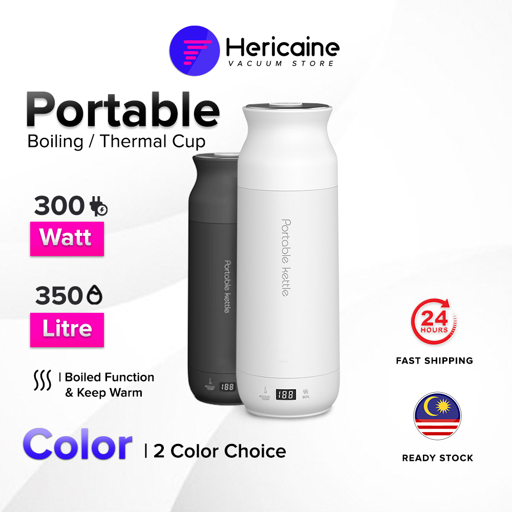 2024 Model Hericaine Luxury Portable Electric Kettle Thermal Cup Temperature Control Thermal Flask