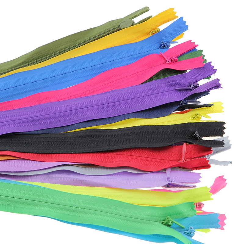 20/30/40/50/60/ Cm Invisible Zipper/DIY Nylon Coil Zipper for Sewing Clothes/DIY Sewing Zippers for Handmade Garment/Bags/Home Textile