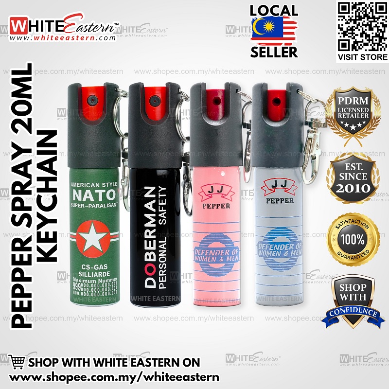 20ml Self Defense Protective Pepper Spray for Safety Penyembur Lada 防狼防身胡椒喷雾