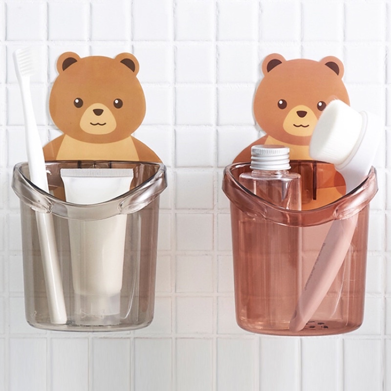 21189, toothbrush holder with design bear tape