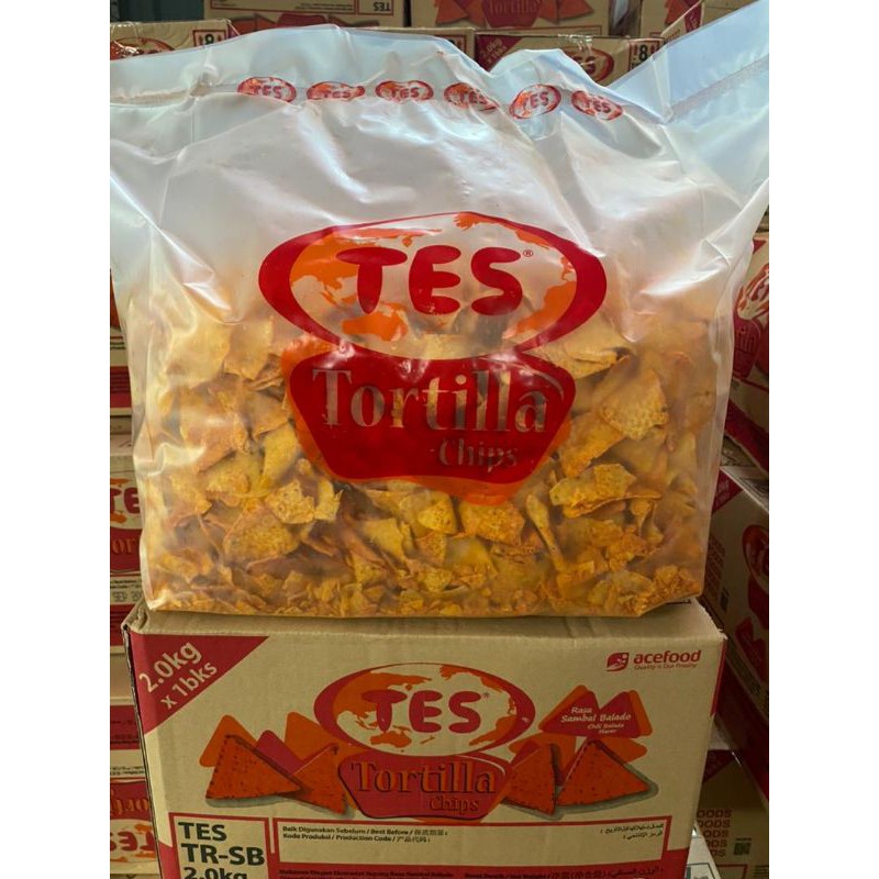 2kg Keropok Nachos Spicy / Cheese Halal tortilla