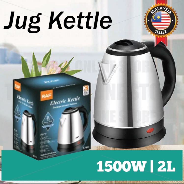 (2L) RAF/SKALETT/SCARLETT/LOVES HOME Electric Automatic Switch Jug Kettle Hot Water Heater Boiler / Cerek Pemanas Air