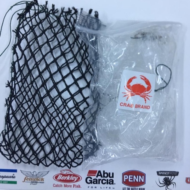 2M PANJANG JARING KETAM DAN IKAN (2METER/ 6.6KAKI )3 Layer Fishing Crab Fish Net SPRING BOMB NET PANCING KETAM IKAN