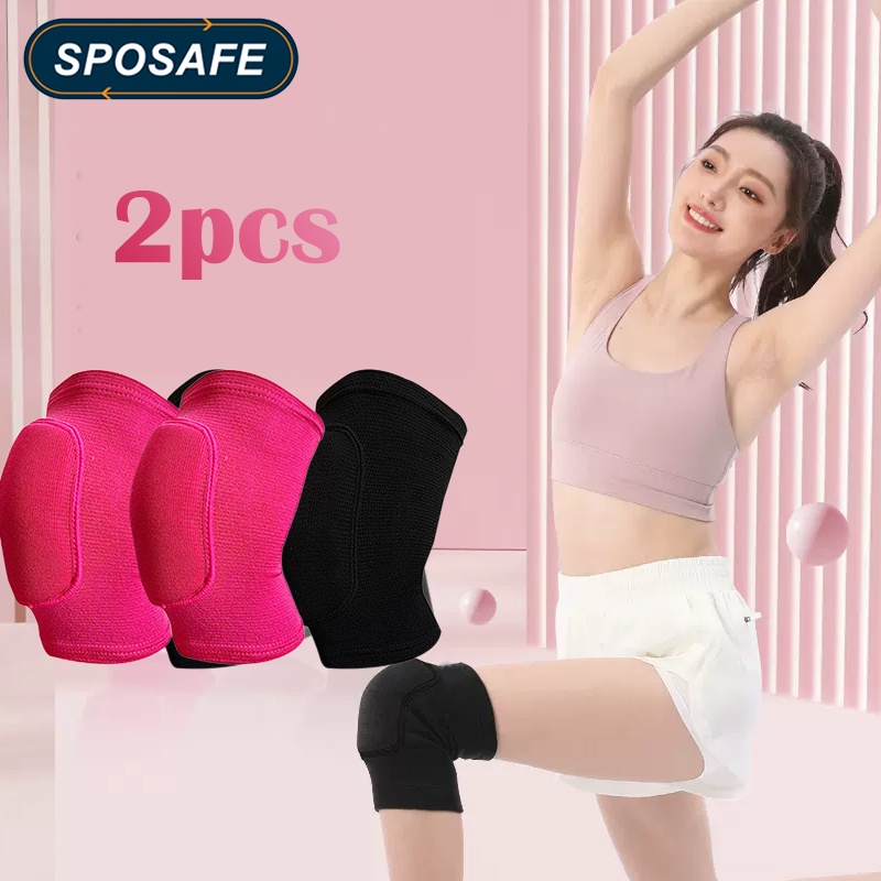 【2 PCS】SPOSAFE 1 Pair kids adult knee pads volleyball knee pads for Men Women Knee pad for Volleyball Football Dance Yoga Tennis Running cycling knee guard support knee pad volleyb