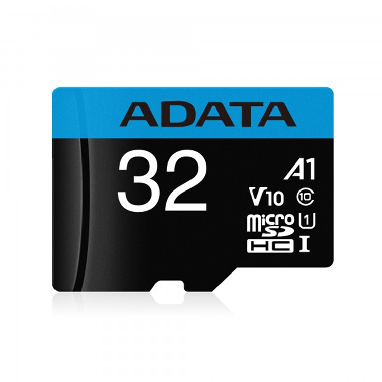 32GB AData Premier microSDHC Card with Adapter UHS-I Class 10 A1 V10