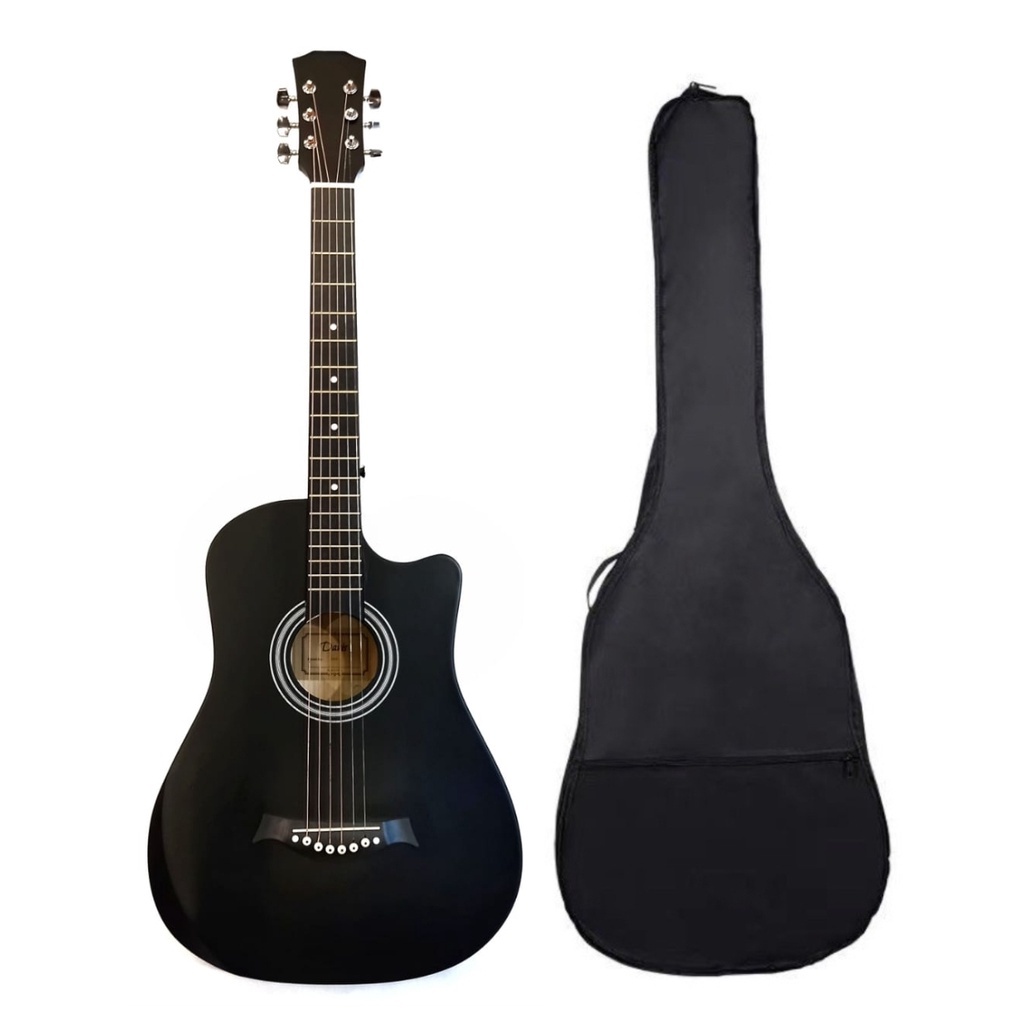 38 Inch Akustik Gitar Carbon Fiber / Gitar Akustik 38" / Acoustic Guitar Beginner