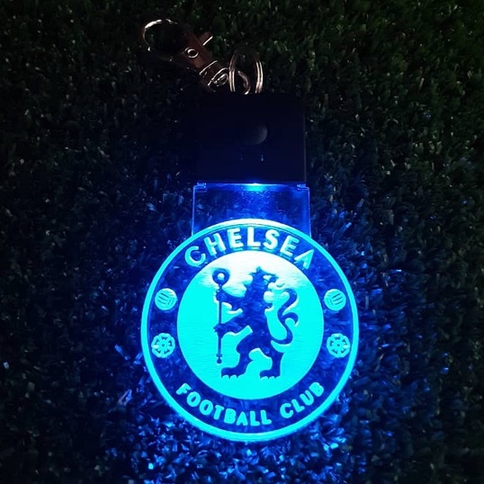 3D LED Keychain Football Club Chelsea