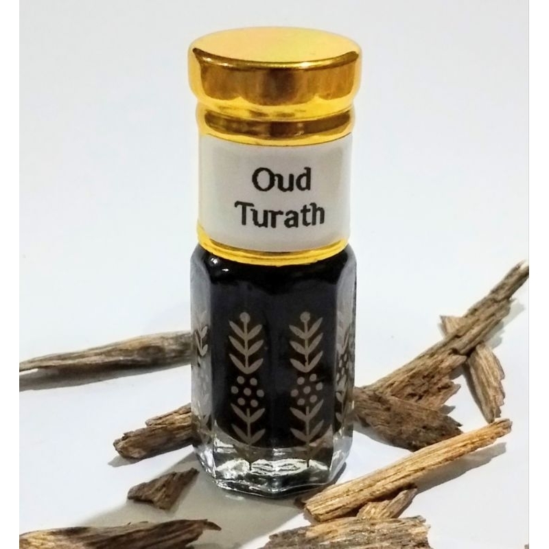 3ml Oud Turath Minyak Wangi Kayu Gaharu Cambodia Blend Woody Arabian Hitam King