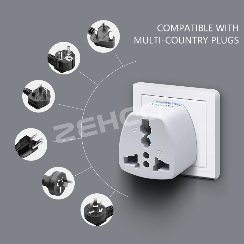 3 Pin Conversion Plug UK Adapter China Plug Universal Travel Plug Adapter CN/US/EU/AU to UK 英规转换插头中国转换插头