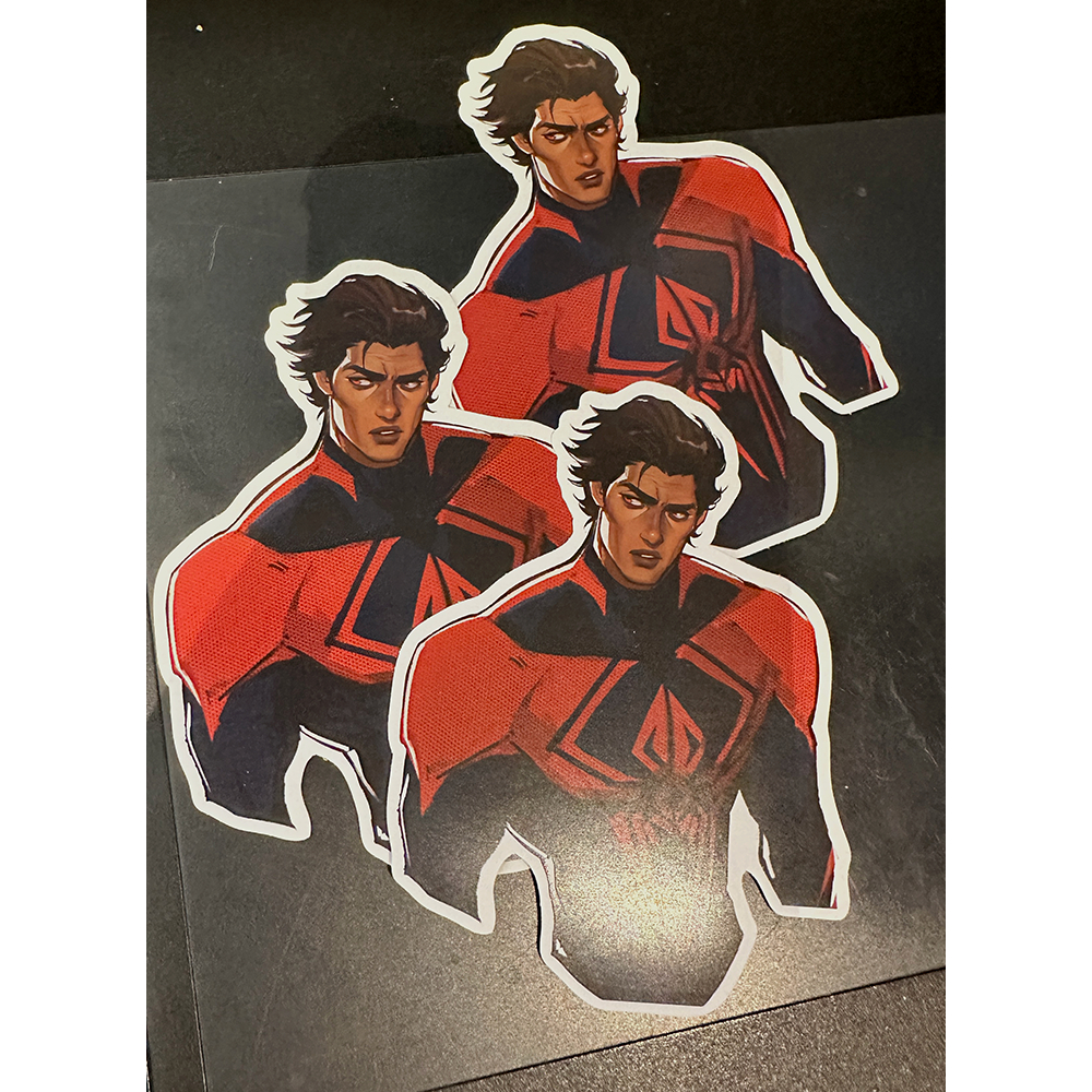 4-inch Spiderverse stickers (MIGUEL O HARA)