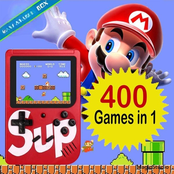 400 Game box Gameboy Brand Retro Mini Game Console Emulator Built-In super mario game boy permainan play station 游戏机