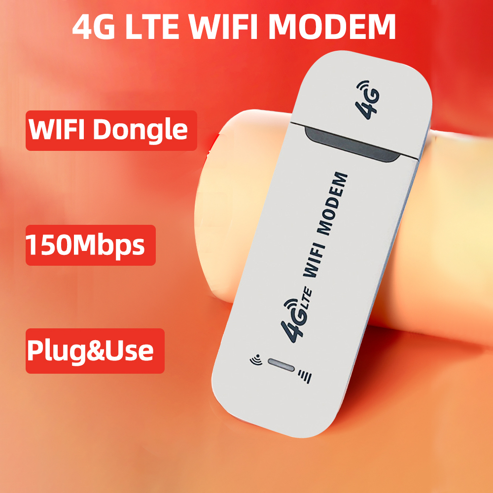 4G LTE USB Modem Dongle 150Mbps for Laptop PC Network Sim Card WiFi Hotspot Modified Unlimited WiFi Wireless Network