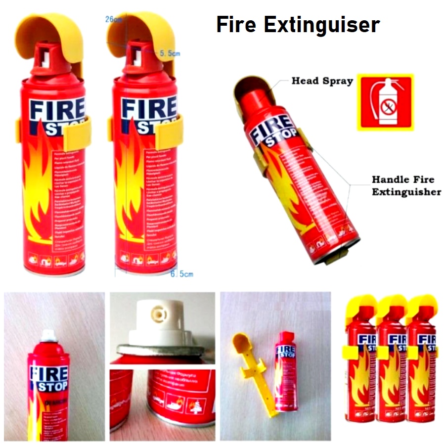 500mL and 1000mL Fire Extinguisher Fire Stop Foam Emergency Life Saviour for Automotive Car Home