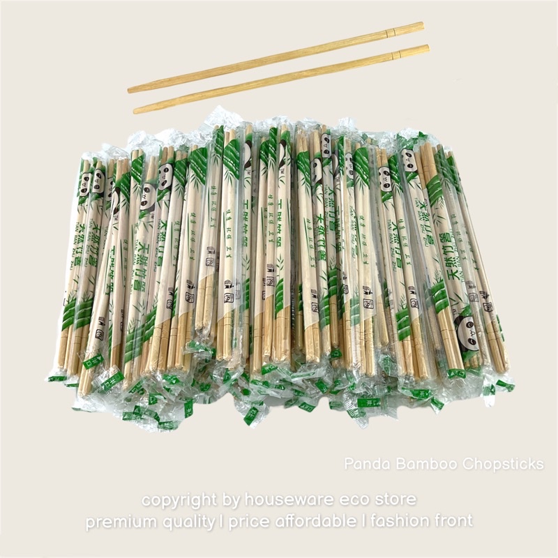 5.0mm Panda Bamboo Economy Chopsticks 「一次性筷子/免洗筷子」