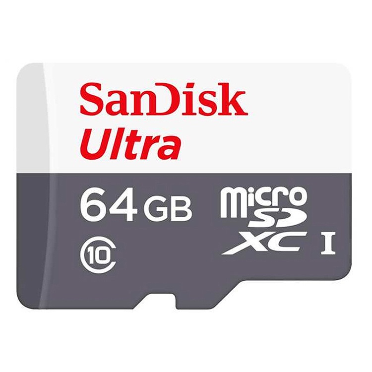 64GB SanDisk Ultra Micro SDHC/SDXC 100MB/s C10 UHS-I Memory Card