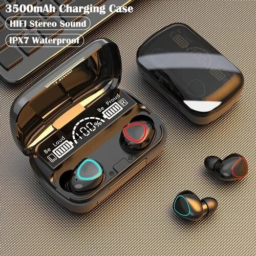 6 month warranty High quality TWS 5.1 Bluetooth Earphones Wireless Earbuds LED Display Touch Control Headset earphone