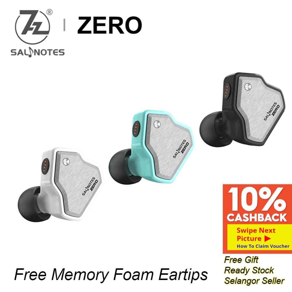 7Hz Salnotes Zero & Crinacle Zero 2 HiFi 10mm Dynamic Driver In-Ear Earphone IEM Deep Bass Rock Metal with Mic