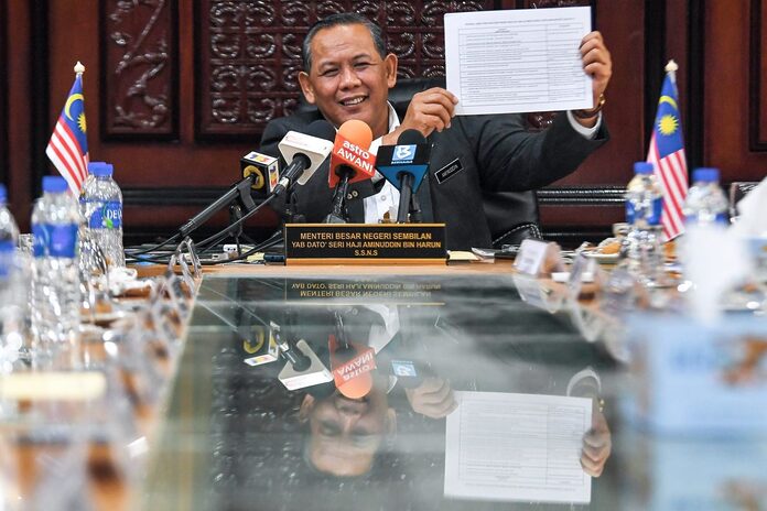 Aminuddin announces portfolios for Negri's 11-member state executive council