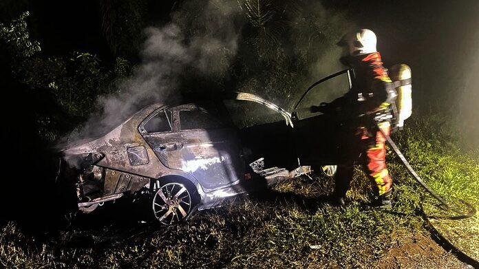 Elderly woman burns to death after car caught fire in Ipoh