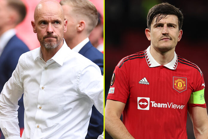 Erik ten Hag tells Harry Maguire he doesn't want defender to leave Manchester United despite captaincy decision