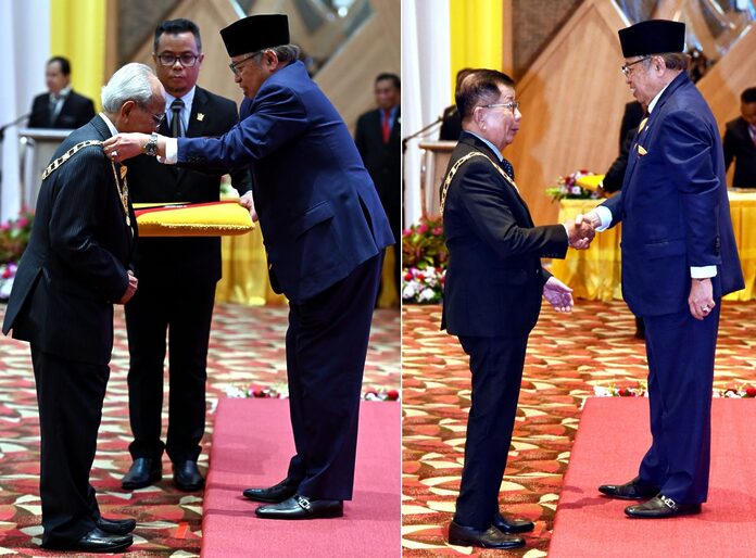 Former DCMs George Chan, Alfred Jabu head list of Sarawak award recipients