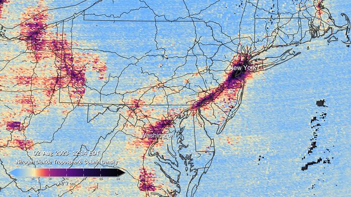 How to monitor air quality in real time from space