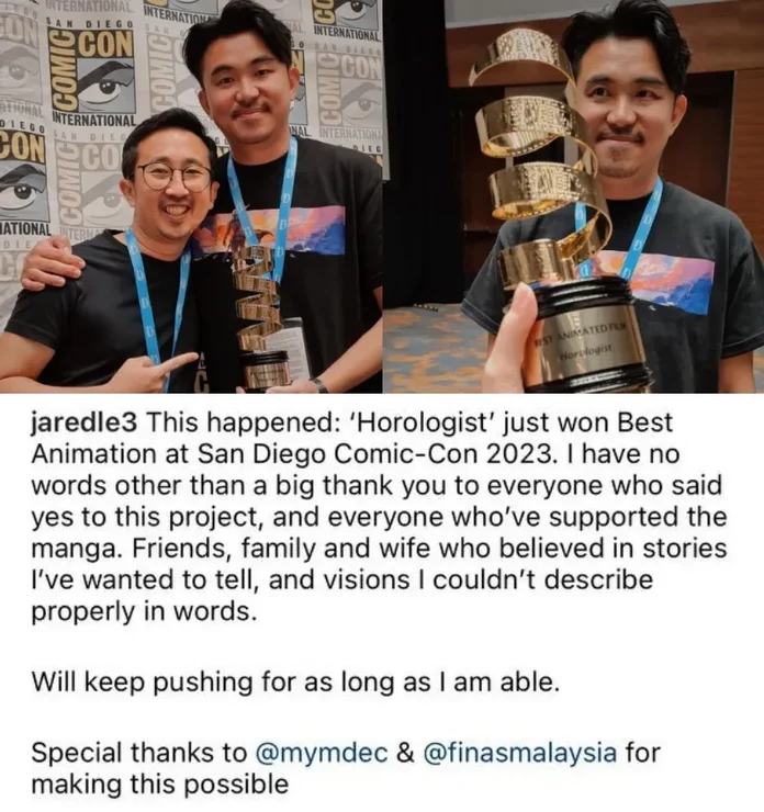 Jared Lee’s “Horologist” Is Malaysia’s First Animated Movie To Win At San Diego Comic-Con!