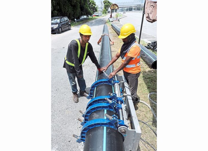 Klang pipe replacement work to be completed by December