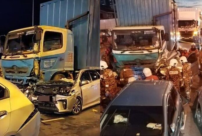 Lorry driver remanded over death of woman in KK pile-up