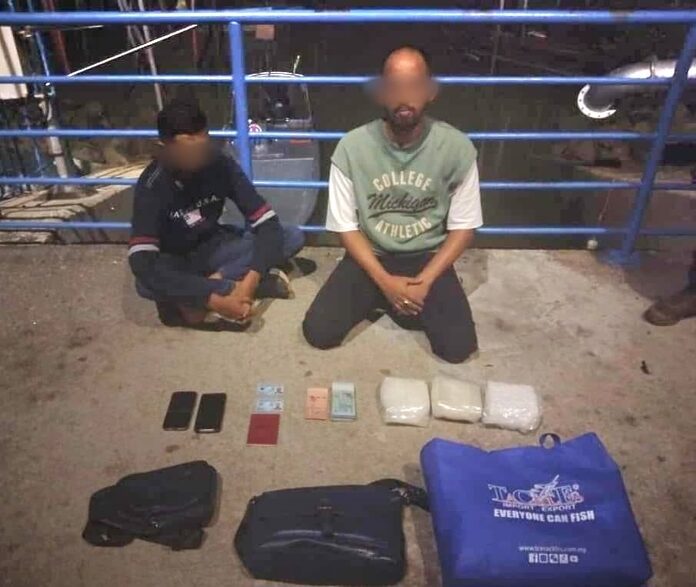 MMEA arrest duo for alleged drug trafficking in Johor