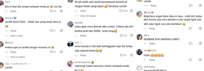 Nora Danish Dipuji Netizen-“Semakin Muda & Lawa Jika Berada Dengan Lelaki Yang Tepat!”