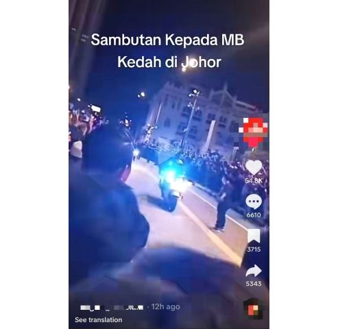 Post claiming Sanusi welcomed by a large crowd in Johor is fake, say cops